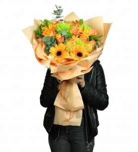 Love Orange Bouquet